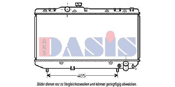 AKS DASIS Radiators, Motora dzesēšanas sistēma 210940N